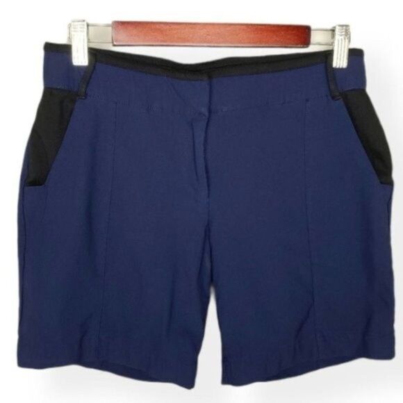 Simply Vera Vera Wang petite navy shorts size medium - Picture 2 of 11
